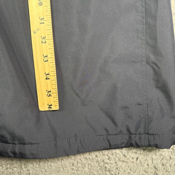 Polo Ralph Lauren Trench Coat Mens L Navy Blue Long Overcoat Full Zip Insulated - Picture 11 of 14